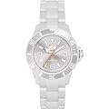 Ice Watch - CS.SR.U.P.10 - Classic Solid - Montre Mixte - Quartz Analogique - Cadran Argent - Bracelet Plastique Argent - Moyen Mod�le