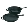 Lodge Logic Combo Cooker Skillet/ Dutch Oven - Black