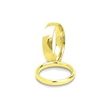 18K Yellow Gold Ladies 3mm Comfort Fit Wedding Heavy Ring