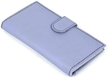Wallet Genuine Leather credit card holder/ Wallet Billfold Bifold(Unisex)#C83-L Purple
