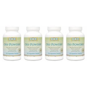 Oxy-Powder 4-Pack! Organic Oxygen Based Colon Cleanse!