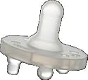Pacimal Replacement Pacifier - Clear White