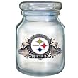 Pittsburgh Steelers Logo'd Candy Jar - NFL Football Fan Shop Sports Team Merchandise