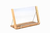 Produkt-Bild: Zeller 25333 Buchst&auml;nder, Bamboo/Glas/S/S / 33.5 x 16 x 22