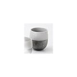 〔信楽焼 湯呑〕 モノトーン 湯呑（大） 5個組