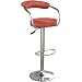 Red & Chrome Swivel Bar Kitchen Breakfast Stools Chair 060