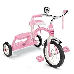 Radio Flyer 33P Girls Classic Pink Dual Deck Tricycle