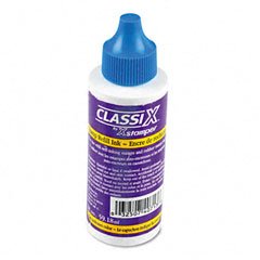 Refill Ink for Classix Stamps, 2-oz. Bottle, Blue