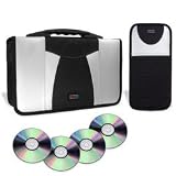 120-Sleeve Media Tote CD Case with 12-CD Visor