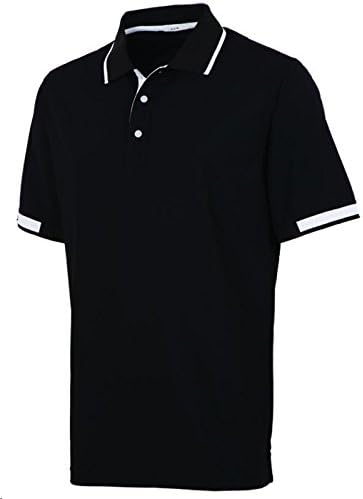 AUR Golf Men's Active-Dry Coaldale Pique Polo Shirt - M - Black