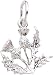 Jewelry : Thistle Charm by Rembrandt Charms