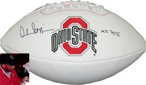 Archie Griffin signed Ohio State Buckeyes Logo Football Heisman 74 75