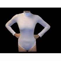 Danskin Womens Turtleneck Cheer Long Sleeve Leotard