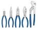 Westward 1UKP5 Plier Set, Dipped Grip, American Nose, 5 PC