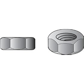 Hillman Fasteners 25Pk 5/8-11 G5 Hex Nut 160512 Hex Nuts Zinc Grade #5
