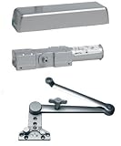 Review Global Door Controls  / ANSI Grade 1 HEAVY DUTY Door Closer with Hold Open, Cush Arm, Adjustable Tension, Backcheck, Sweep, and Latch speeds in Aluminum Finish. Tension Adjustable from 1-6.