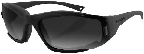 Bobster Resolve Anti-Fog/Smoke Interchangeable Sunglasses, Black