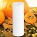10 Inch Round White Timer Battery Operated Candle