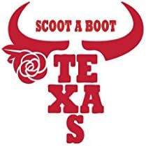 SCOOT A BOOT Country Cowboy Texas Decal Auto Laptop Wall Sticker