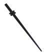 Acrylic Neon Taper - Black - 16G - Sold as a Pair
