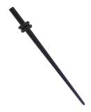 Acrylic Neon Taper - Black - 16G - Sold as a Pair