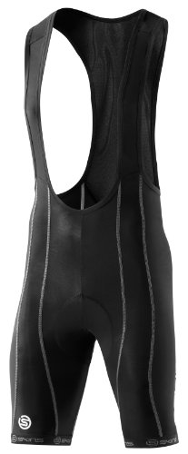 SKINS Herren Kompressionsradhose PRO Bib Shorts, black/grey, XS, C51043053XS