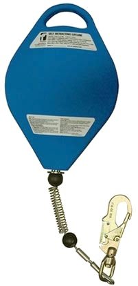 Falltech Fall Protection Self Retracting Lifeline 50' DuraTech Galvanized Steel Line