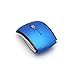 Electronic4sale Distinctive and Convenient Foldable Fold 2.4 Ghz Wireless Arc Optical Mouse/mice with USB Receiver Blue