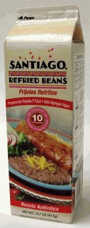 Cover image : Santiago Instant Refried Beans (Just Add water) - Frijoles Refritos - 14.7 OZ