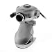 High Quality Silver Webcam Chat with Microphone, Snapshot & Clip for MSN Messenger, AOL Instant Messenger (Aim), Yahoo! Messenger, Skype