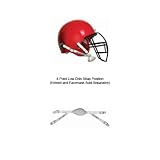 Adams TL-600 4-Point Low Football Chin Straps WHITE