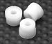 Nylon Thumb Nut Slotted 4-40 White (Pack of 25) Image