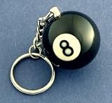 Eight Ball Keychain Billiards Billiard Pool 8