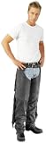 River Road Mens Tall Basic Motorcycle Leather Chaps Extra Large XL 310T-XLT