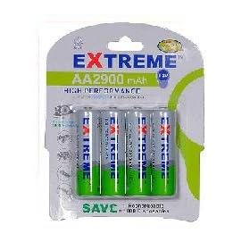 4 x AA (LR6,MN1500, R6) Rechargeables 2900 mAh AA ULTRA HIGH CAPACITY - AN AMAZON TOPSELLER !
