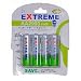 4 x AA (LR6,MN1500, R6) Rechargeables 2900 mAh AA ULTRA HIGH CAPACITY - AN AMAZON TOPSELLER !