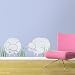 Large Sheep Wall Stickers - Removable & Repositionable Wall Decals for Baby Room Wall Mural