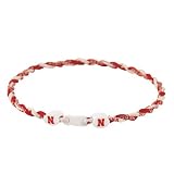 Nebraska Titanium (Double Braid) Core Sport Necklace