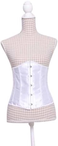 Womens Tight Lace Up Underbust Boned Corset Waist Cincher Shapewear With G-string