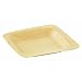 Packnwood "Scandinavia" Square Wooden Plate, 4.5" Length x 4.5" Width x 0.47" Height (40 Packs of 25)