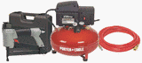 Porter-Cable CFBN125B 1-1 4-Inch Brad Nailer and Compressor Combo Kit