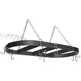 Click here to buy Professional Hard Anodized Oval Ceiling Pot Rack 18 x 36 by Calphalon.