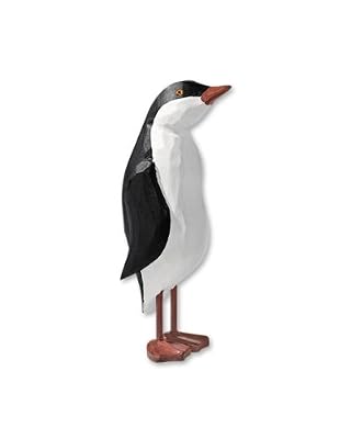 Decorative Wood Carved Penguin Family - Set of 3