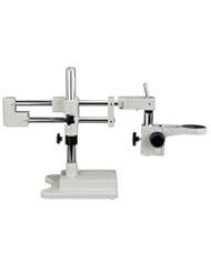BISS: OMAX Dual-bar Boom Stand with Focusing Rack 76mm for Stereo Microscopes A602 - OMAX