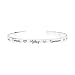 Sterling Silver "Friends Forever Today Tomorrow Always" Cuff Bracelet