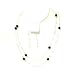 Swarovski Ab Black Clear Crystal Necklace Ear Ring Set