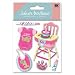 Jolees Boutique Themed Ornate Stickers, Girls' 1st Birthday