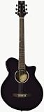 J.B. Player JBEA35BK Realm Series Acoustic-Electric Guitar - Black