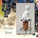 German Shepherd Dog Wine Bottle Stopper - White