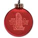 2008 Philadelphia Phillies World Series Champions Laser Etched Glass Ball Ornament